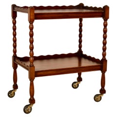 Antique Edwardian Oak Tea Cart, circa 1900