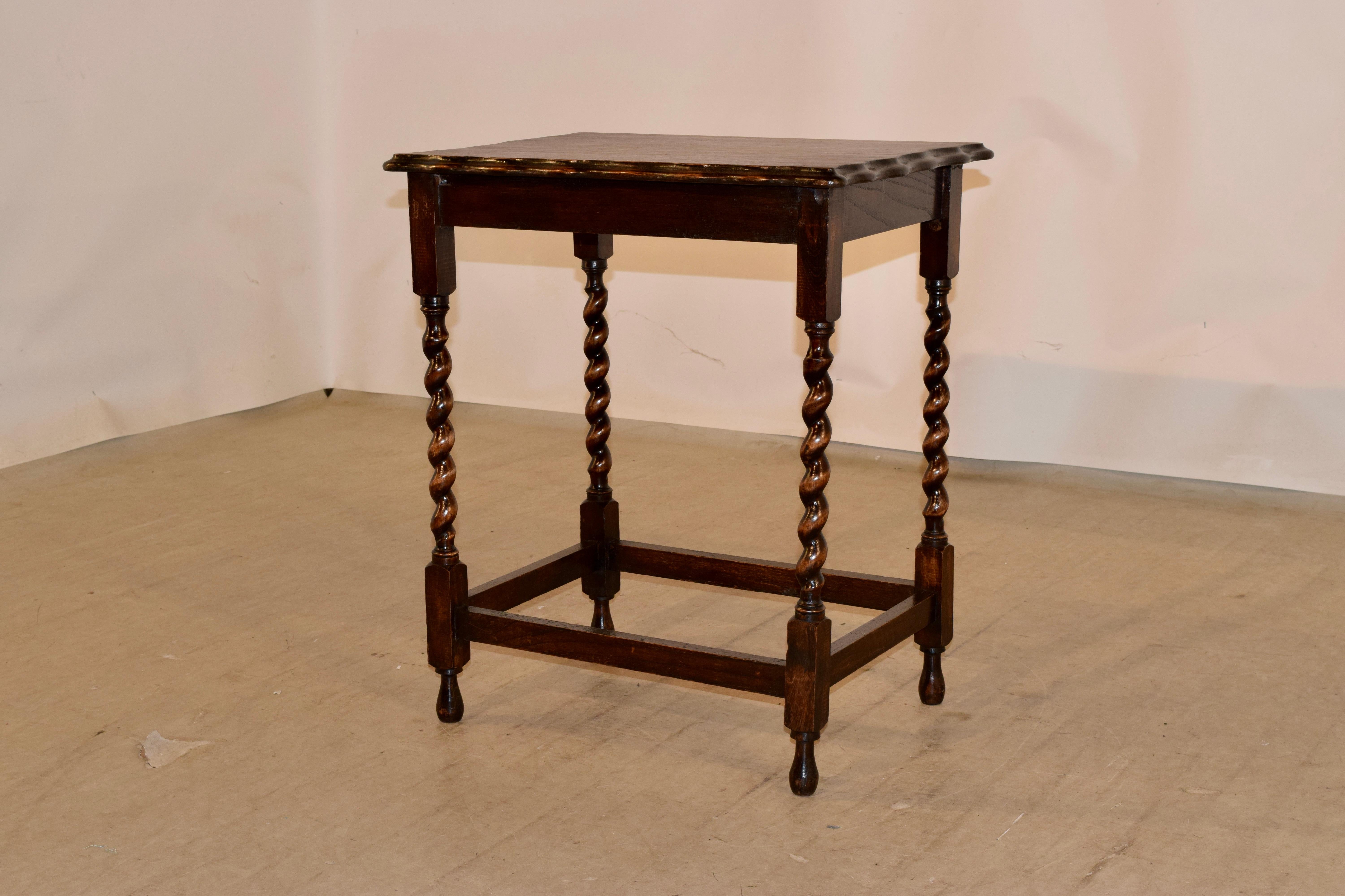 Edwardian Occasional Table, Circa 1900 In Good Condition In High Point, NC
