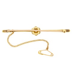 Edwardian Old Cut Diamond Daisy Brooch, c.1910s