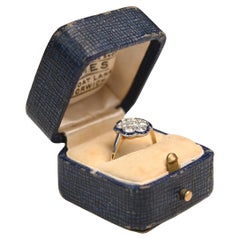 Edwardian Old Euro Diamond Cluster Ring (Approx. 0.7-Carats), 18k Yellow Gold