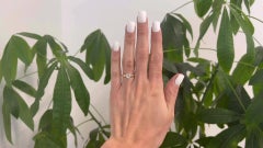 Edwardian Old European Cut Diamond 14 Karat Rose Gold Solitaire Bezel Set Ring