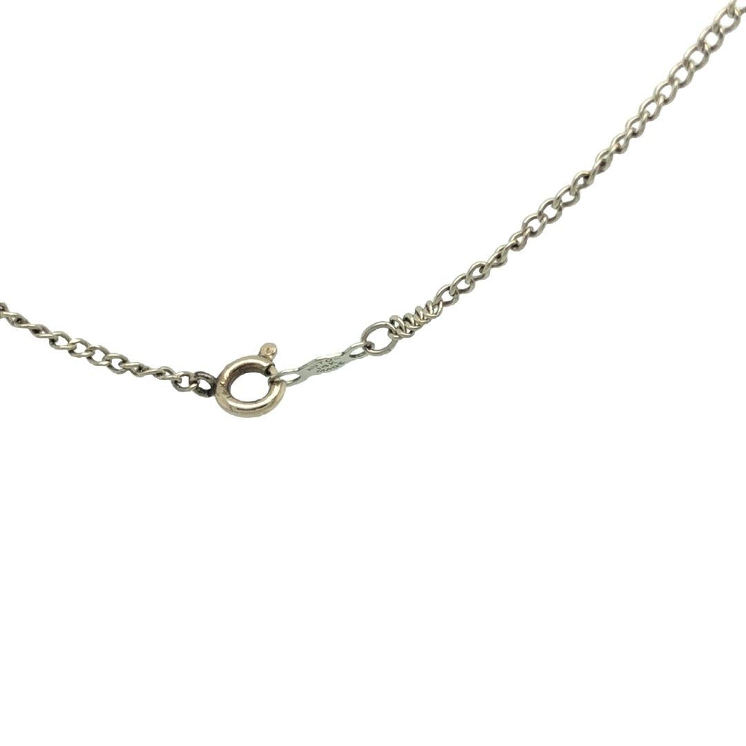 Edwardian Old Mine Diamond Navette Pendant Necklace For Sale 1
