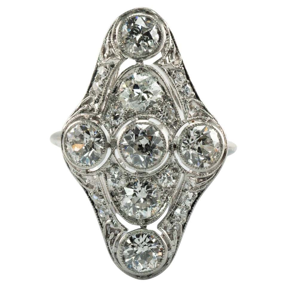 Edwardian Diamond Ring at 1stDibs