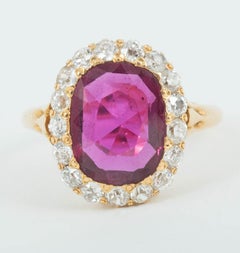 Edwardian Old Thai Ruby Ring
