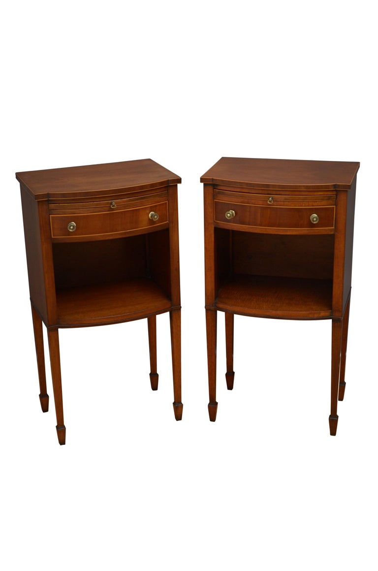 Edwardian Pair of Bedside at 1stDibs