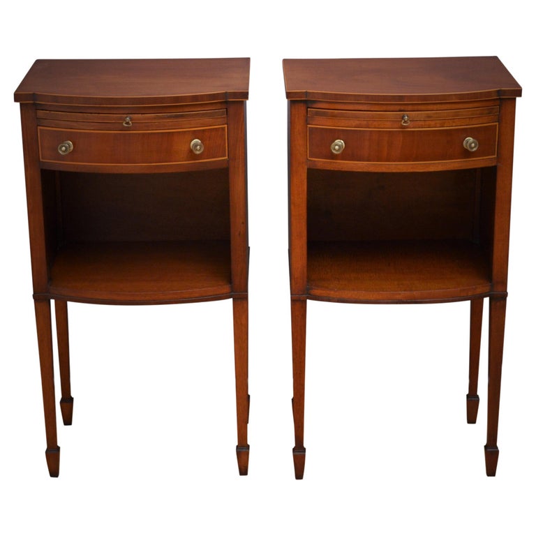 Edwardian Pair of Bedside at 1stDibs