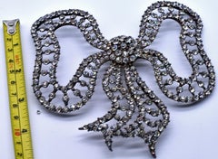 Edwardian Paste Bow Dress Ornament