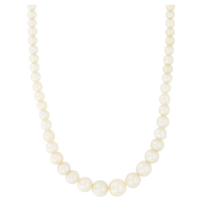 Collar eduardiano de perlas y diamantes, c.1910 en venta