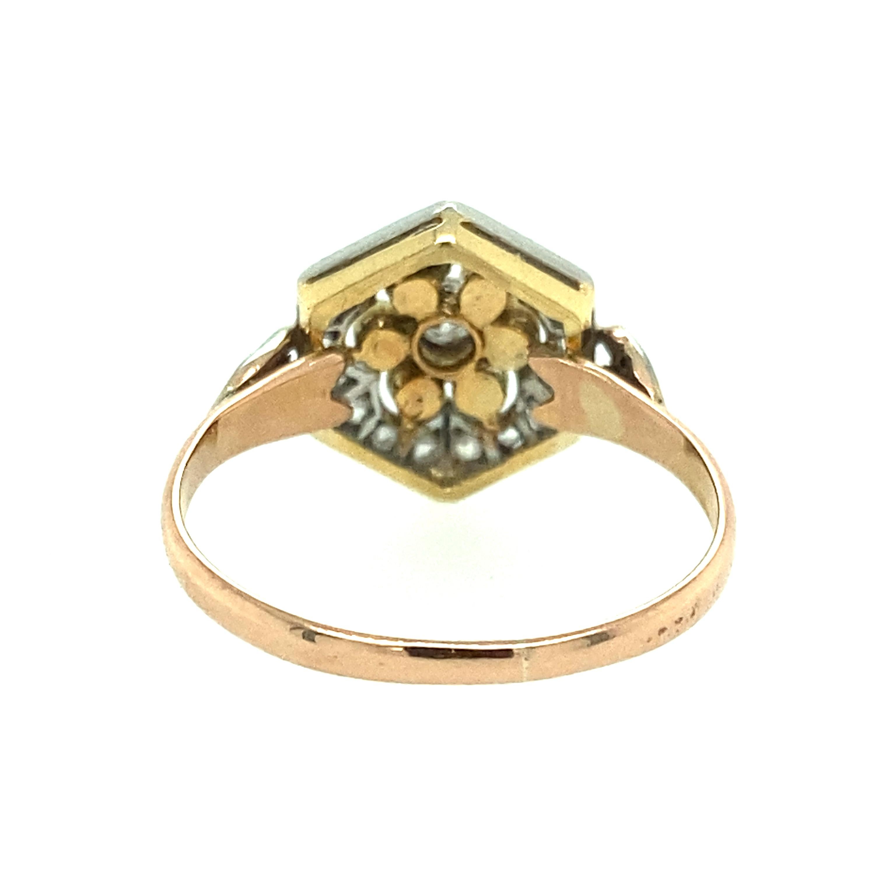 Women's Edwardian Pearl and Diamond Ring