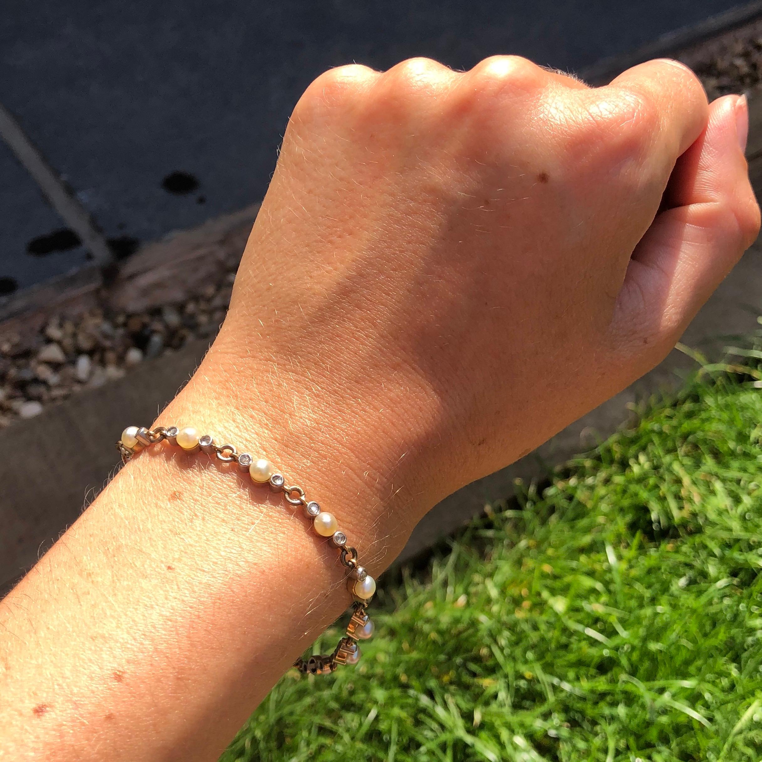 edwardian gold bracelet