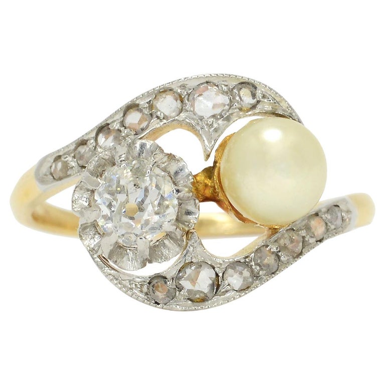 Antique Pearl Engagement Rings