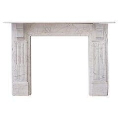 Edwardian Pencil Vein Marble Chimneypiece