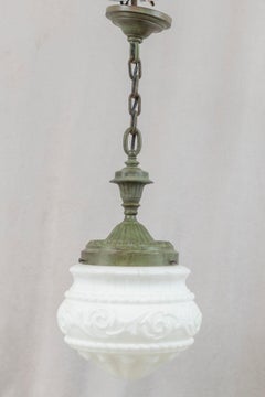 Edwardian Period Bradley & Hubbard Chandelier/Pendant, ca. 1915