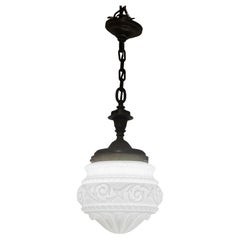 Antique Edwardian Period Bradley & Hubbard Chandelier/Pendant, ca. 1915