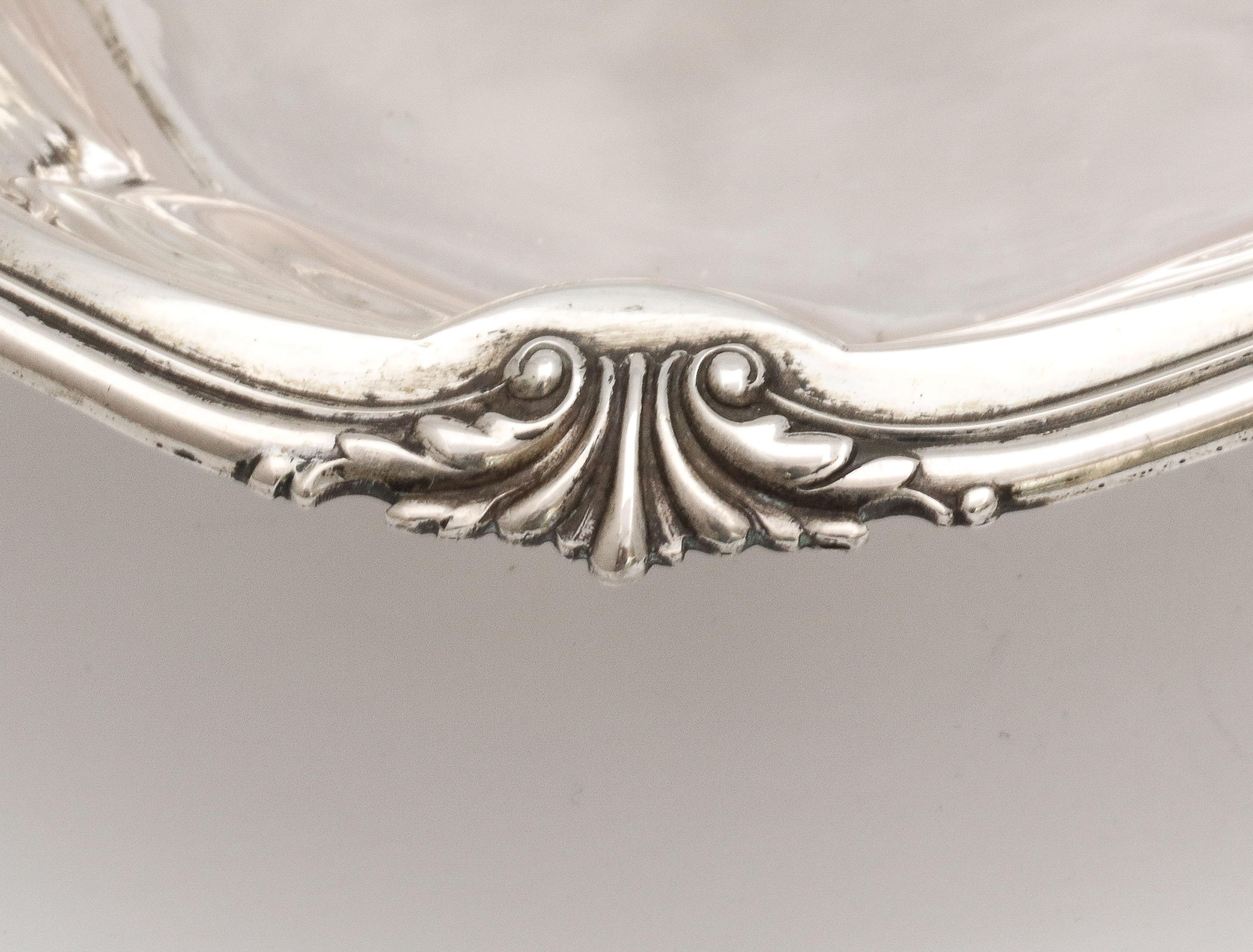 Early 20th Century Edwardian Period Continental Silver (.800) Serving Bowl For Sale