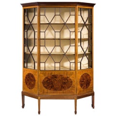 Edwardian Period Mahogany Display Cabinet