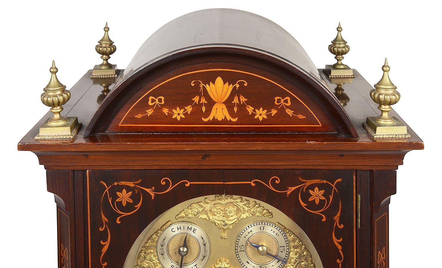 English Edwardian Period Musical Bracket Clock