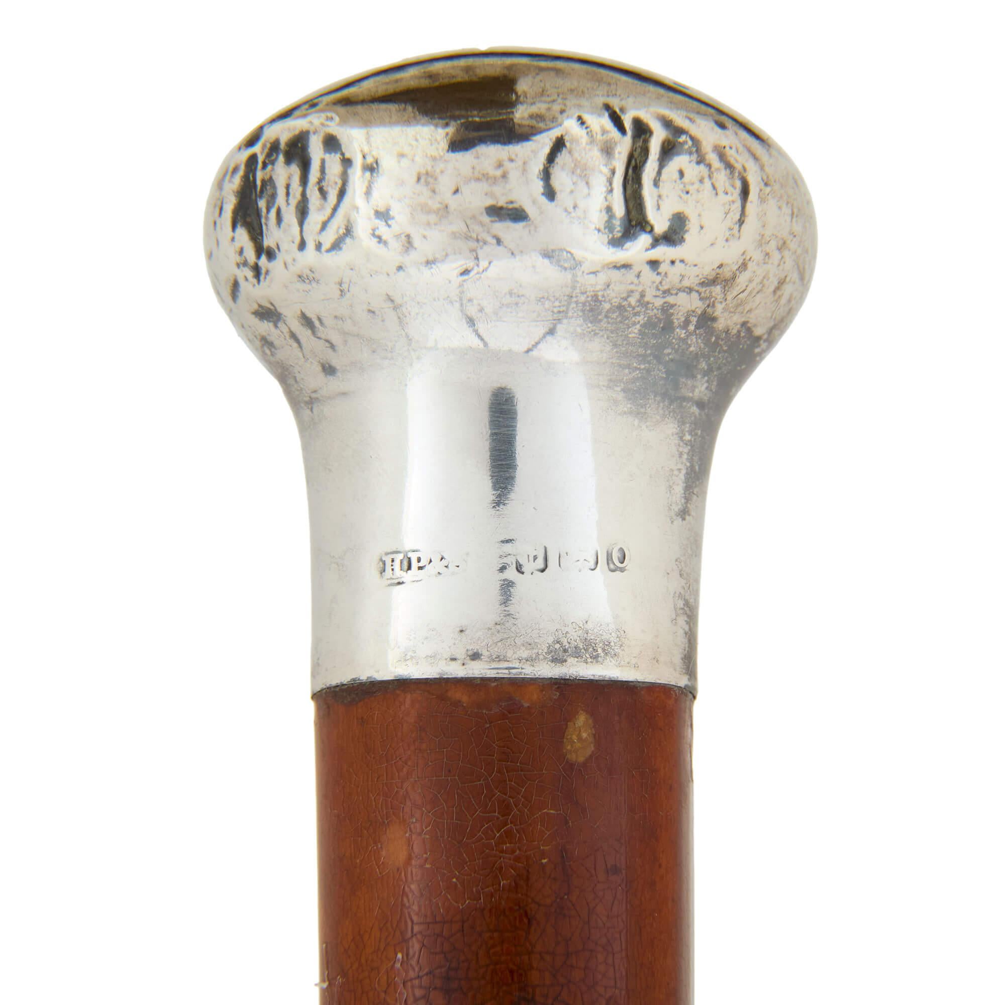 Anglais Canne d'époque édouardienne par Henry Pidduck & Sons en vente