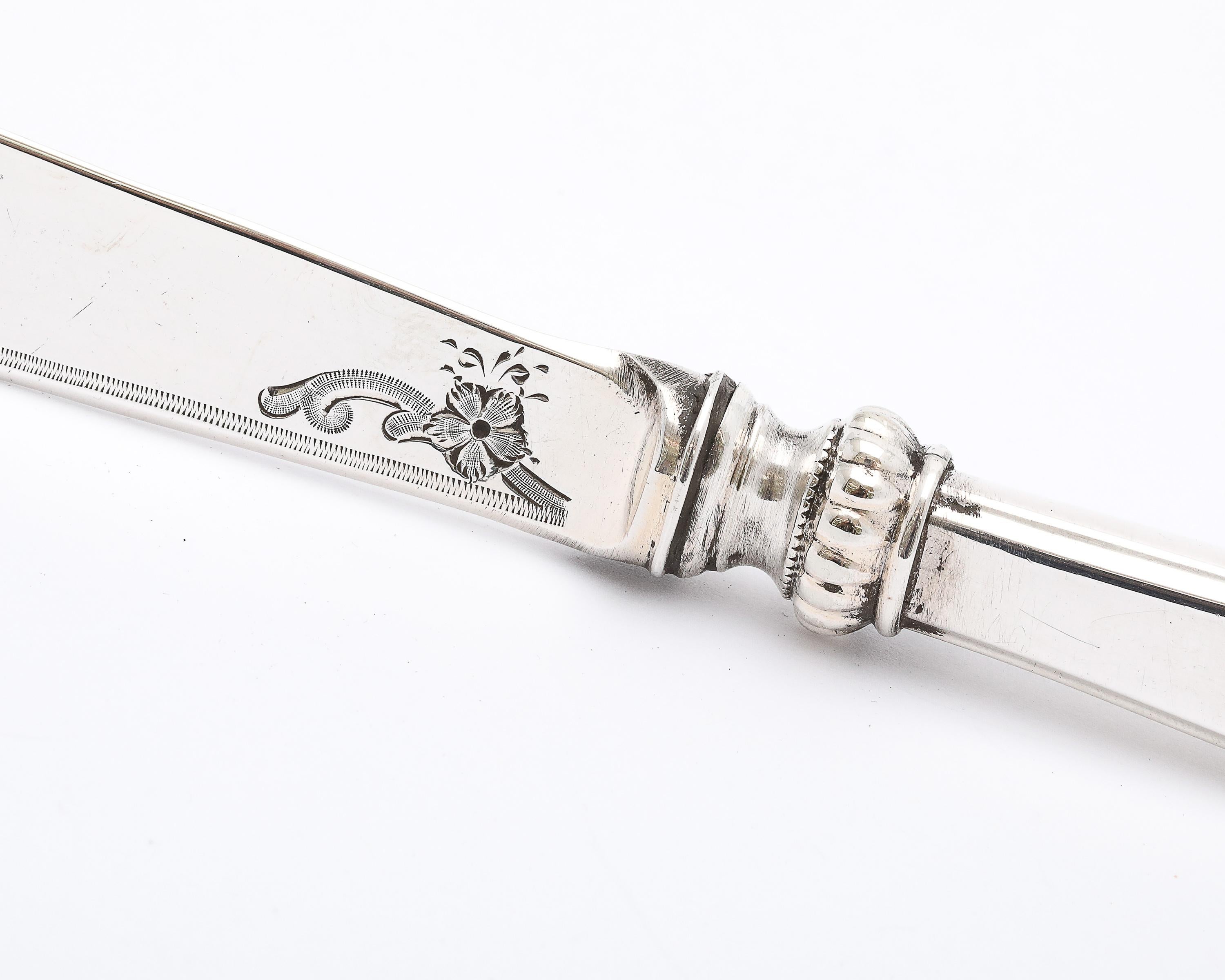 Brieföffner aus Sterlingsilber und blauer Guilloche-Emaille aus der Edwardianischen Periode im Angebot 7
