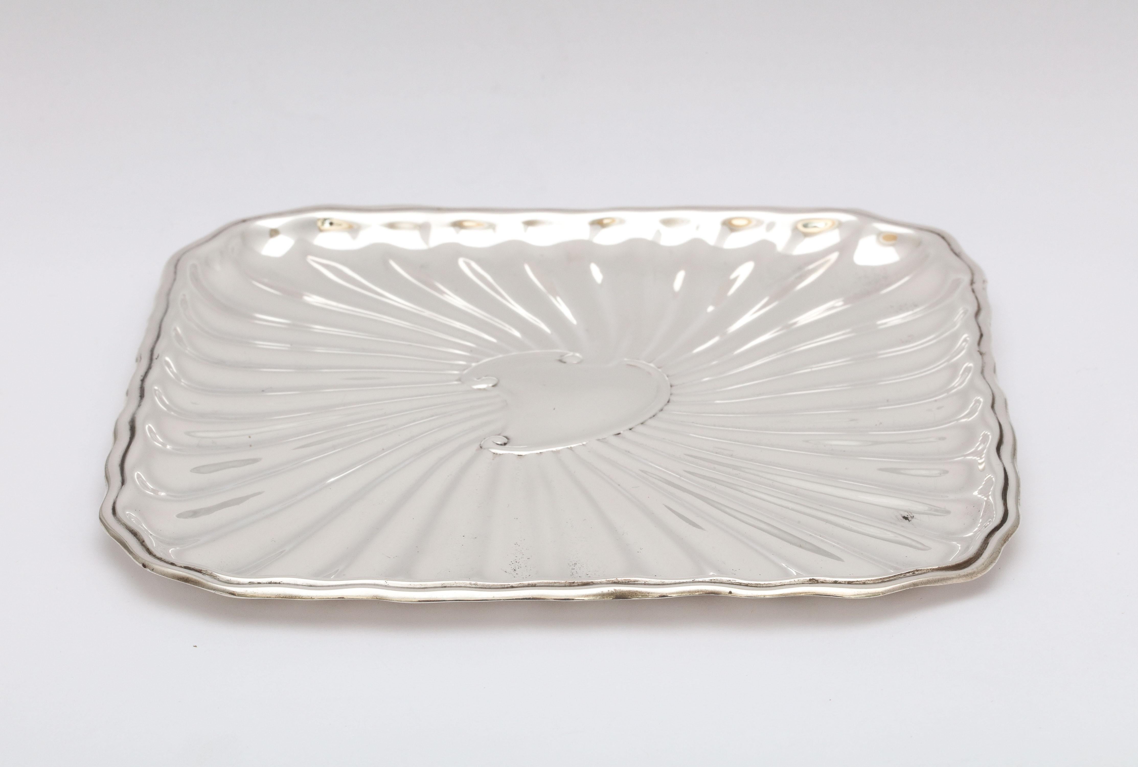 Edwardian Period Sterling Silver Card Tray, J.E. Caldwell For Sale 8