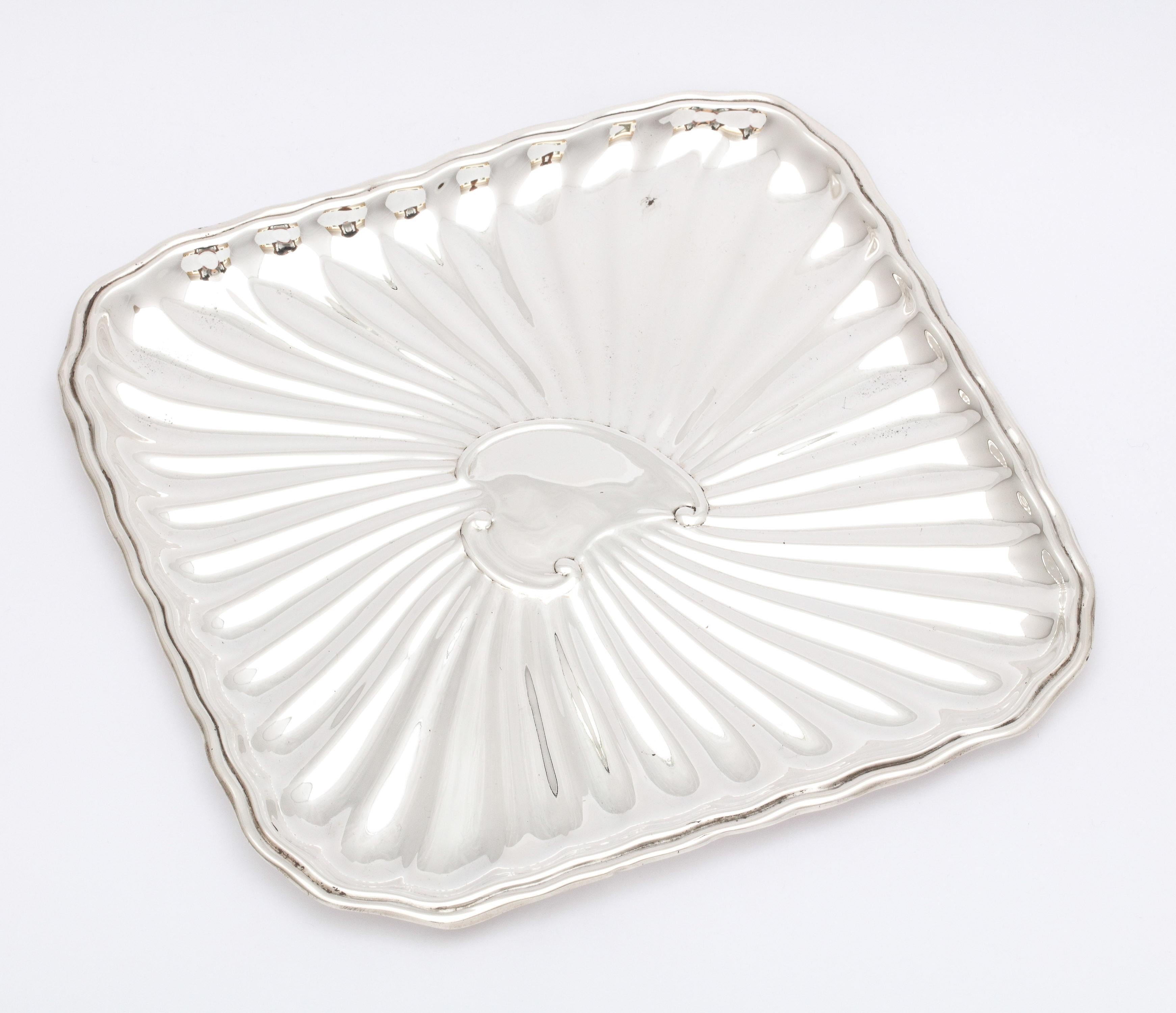 Edwardian Period Sterling Silver Card Tray, J.E. Caldwell For Sale 1