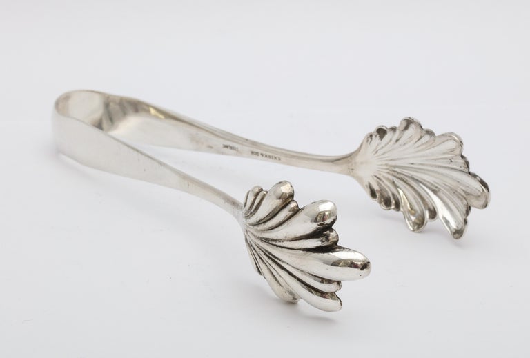 Early 20th Century Edwardian Period Sterling Silver Ice Tongs by S. Kirk and Son For Sale