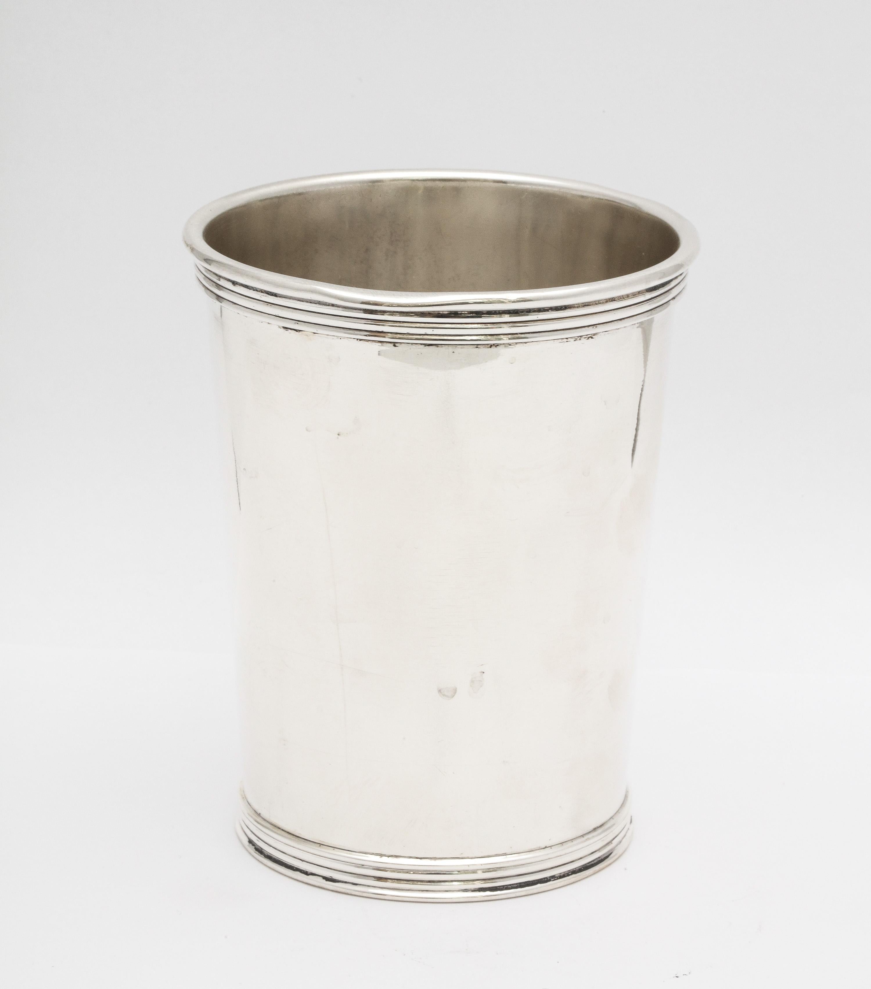 American Edwardian Period Sterling Silver Mint Julep Cup
