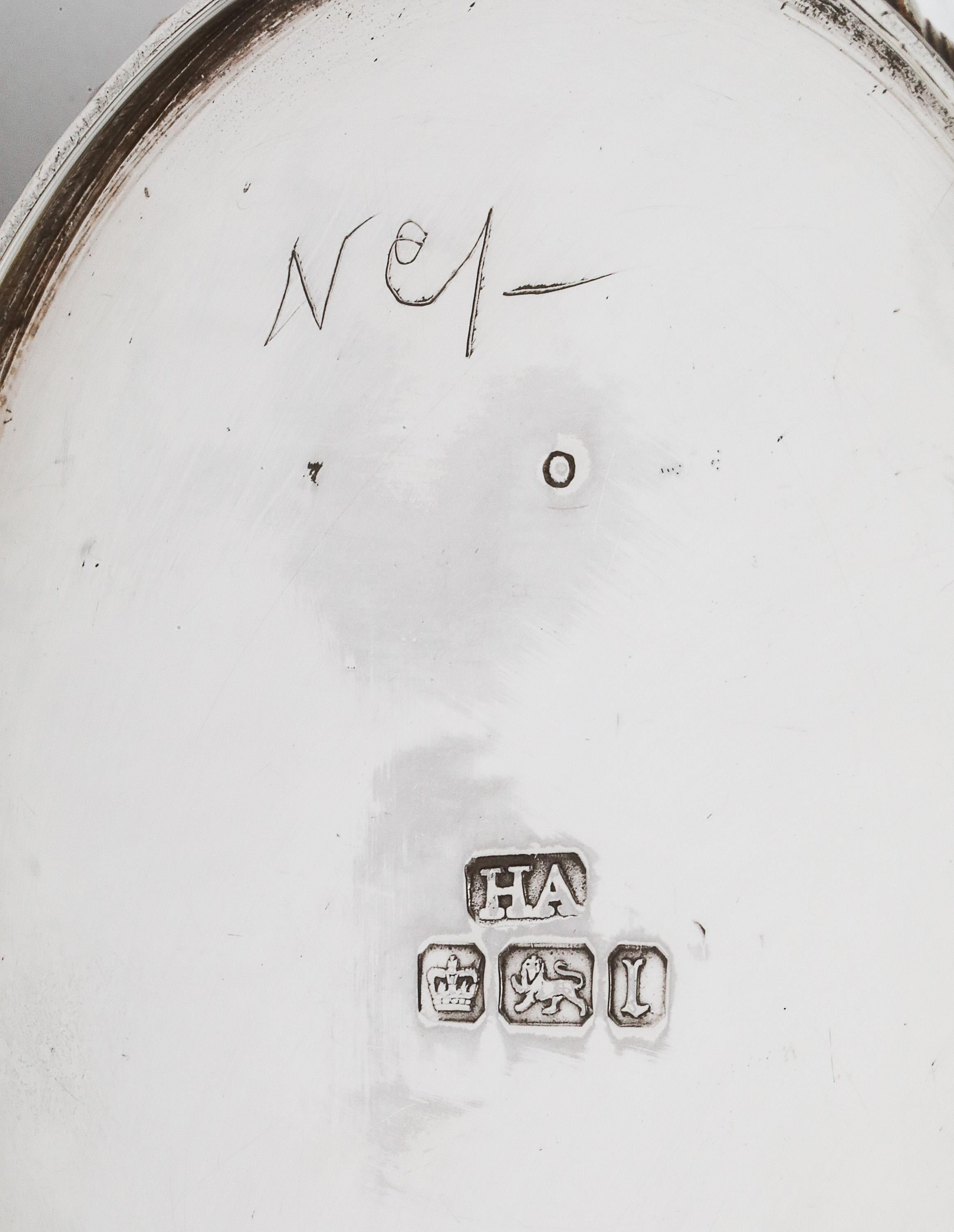 Edwardian Periode Sterling Silber Tee Caddy im Angebot 6