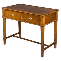 Edwardian Period Two-Drawer Mahogany Writing Table