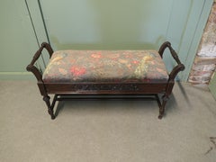 Edwardian Piano Stool Duet Stool, with Liberty Style Design