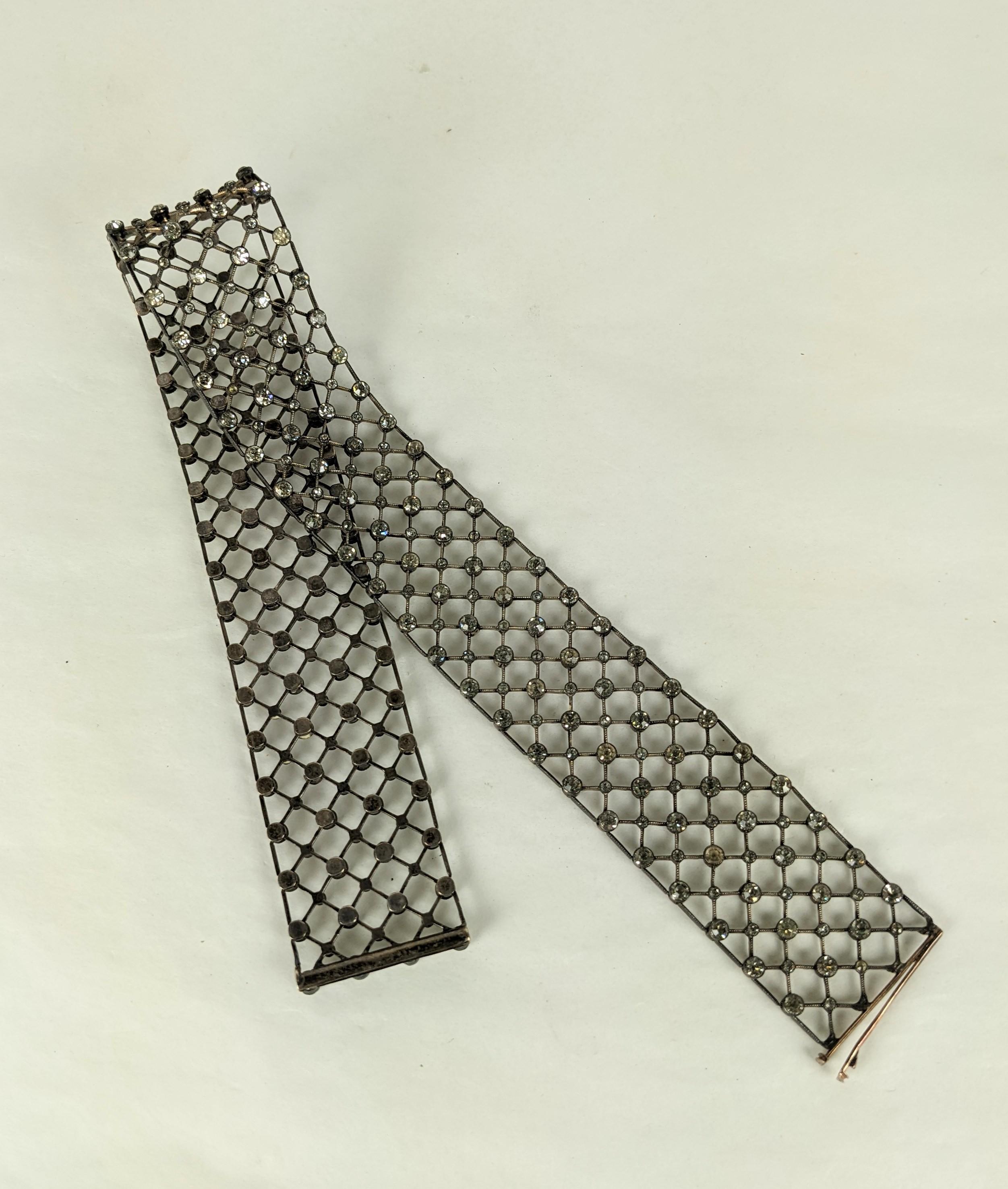 Edwardianisches durchbrochenes Paste-Kragen im Angebot 4