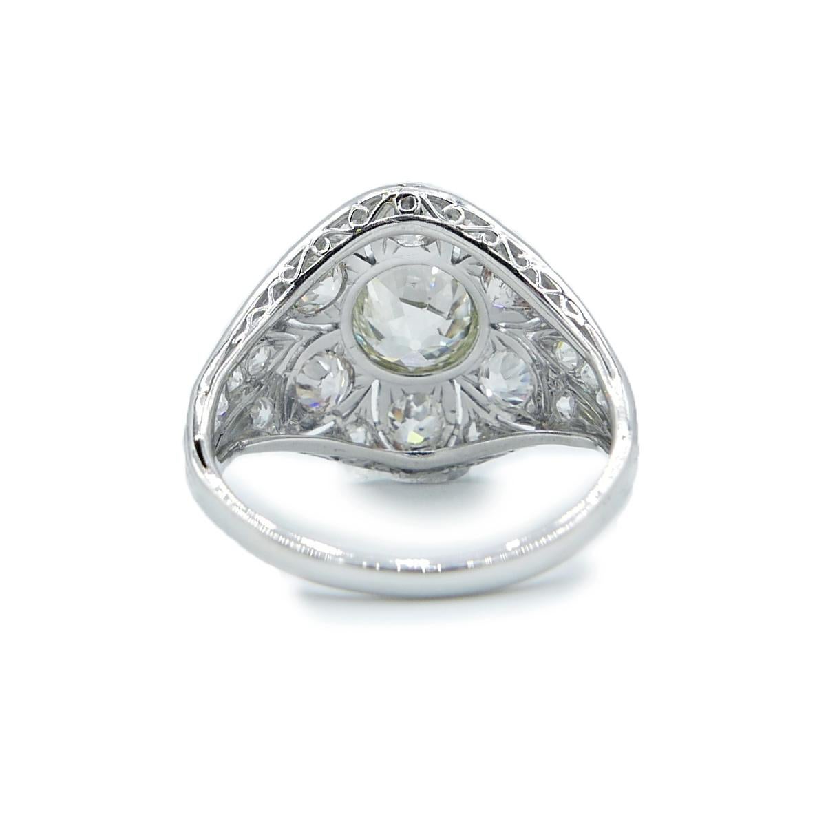 2.8 carat diamond ring