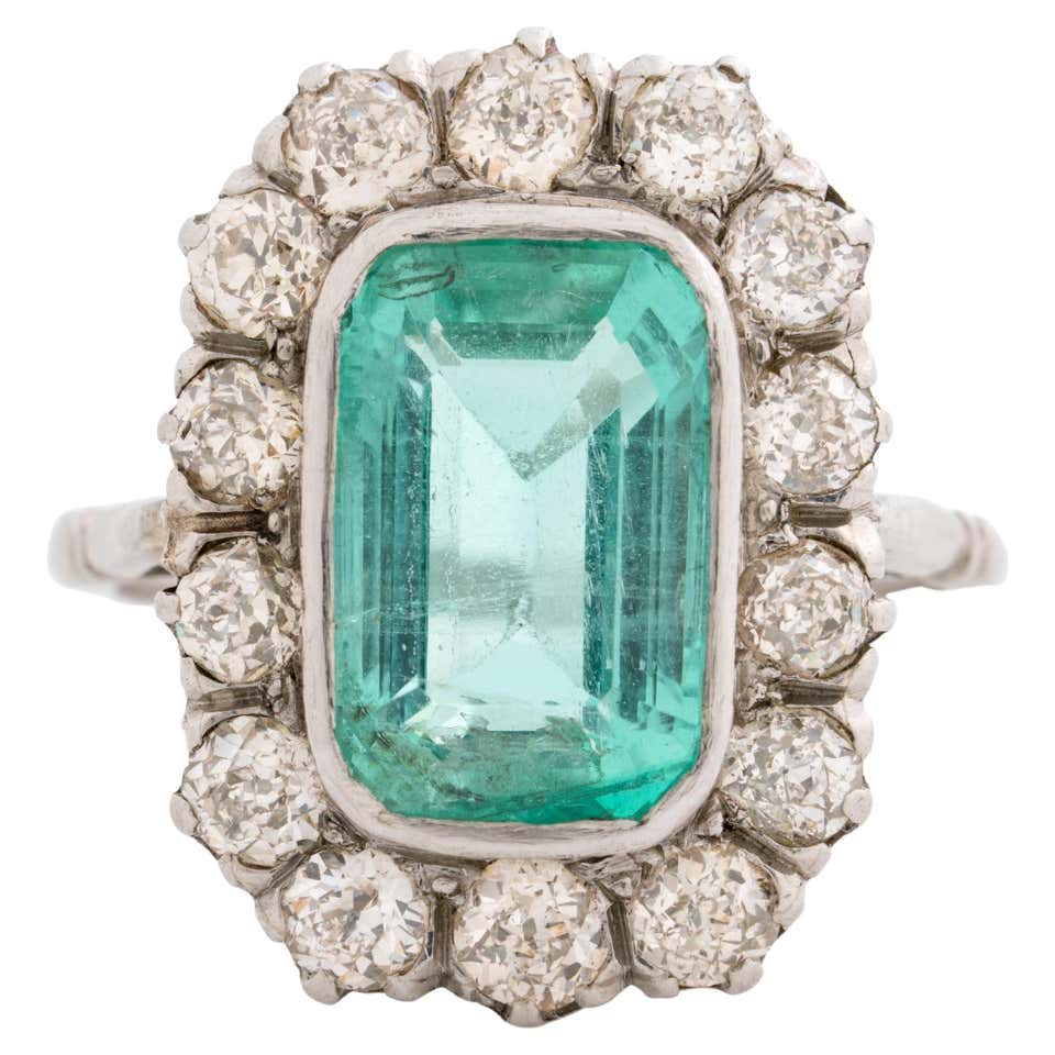 Colombian Emerald Rings - 1,807 For Sale on 1stDibs | vintage colombian ...