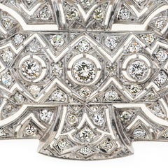 Edwardian Platinum Diamond Brooch
