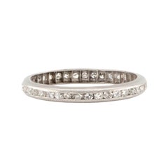 Edwardian Platinum Diamond Eternity Band