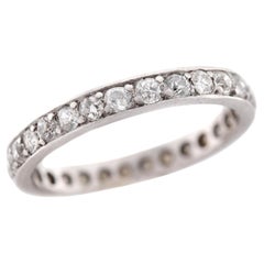 Edwardian Platinum Diamond Eternity Band
