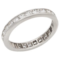 Edwardian Platinum Diamond Eternity Band
