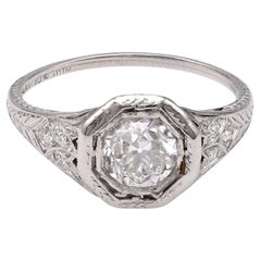 Edwardian Platinum Diamond Ring