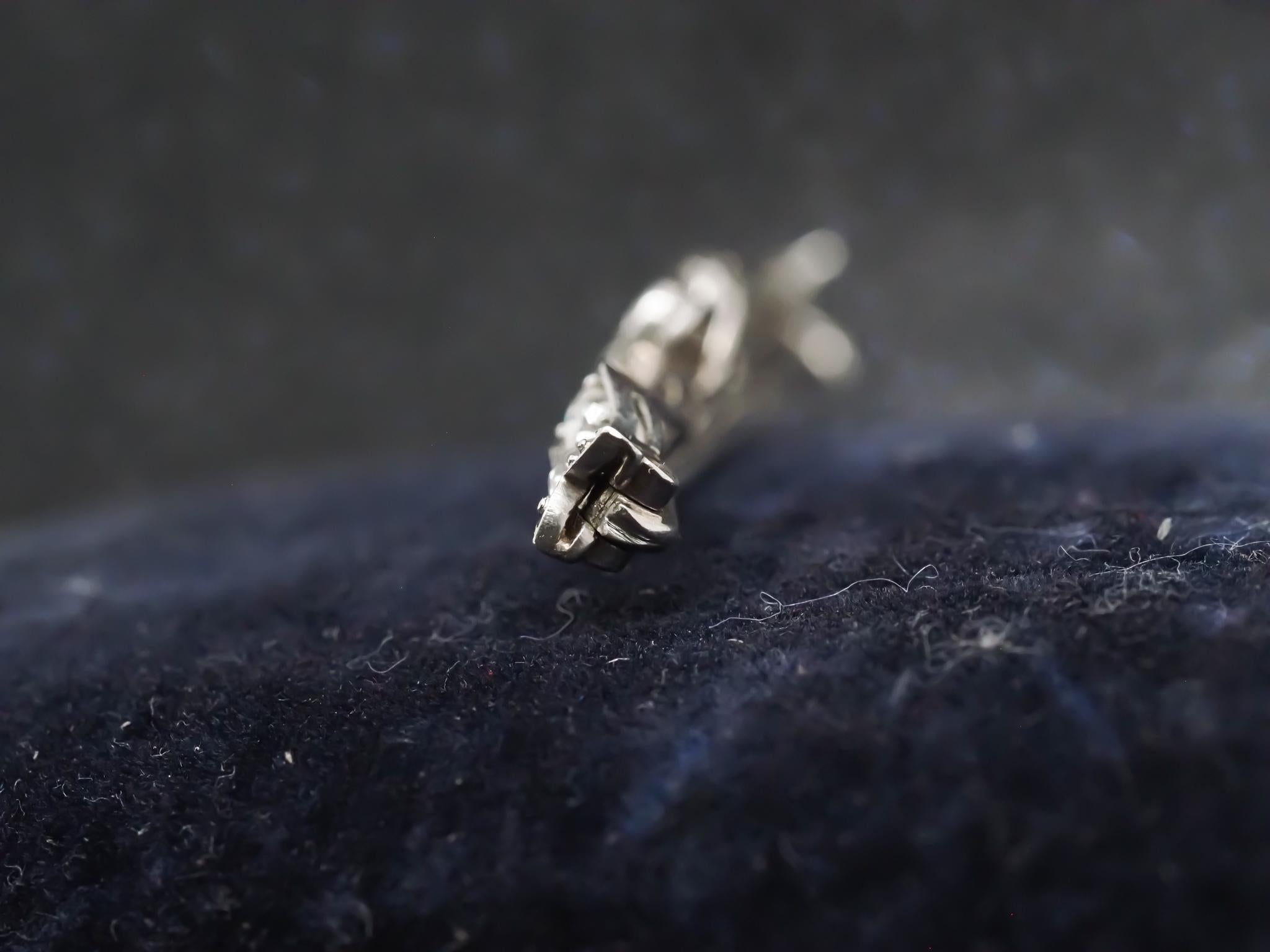 Edwardian Platinum Tiffany & Co. Old European Diamond Ribbon Brooch For Sale 2