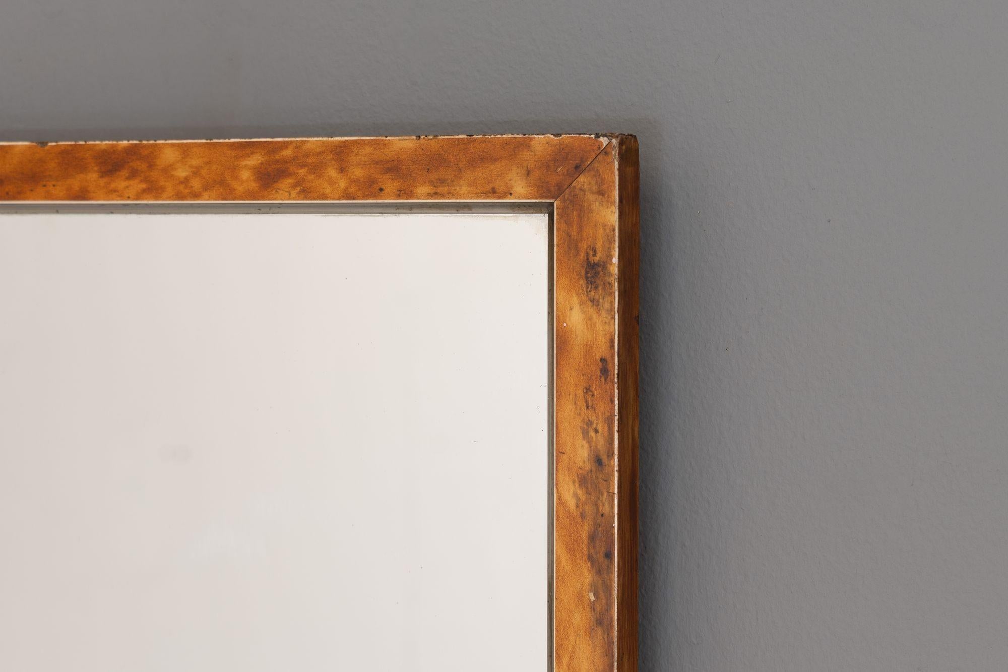 Édouardien Miroir rectangulaire édouardien en vente