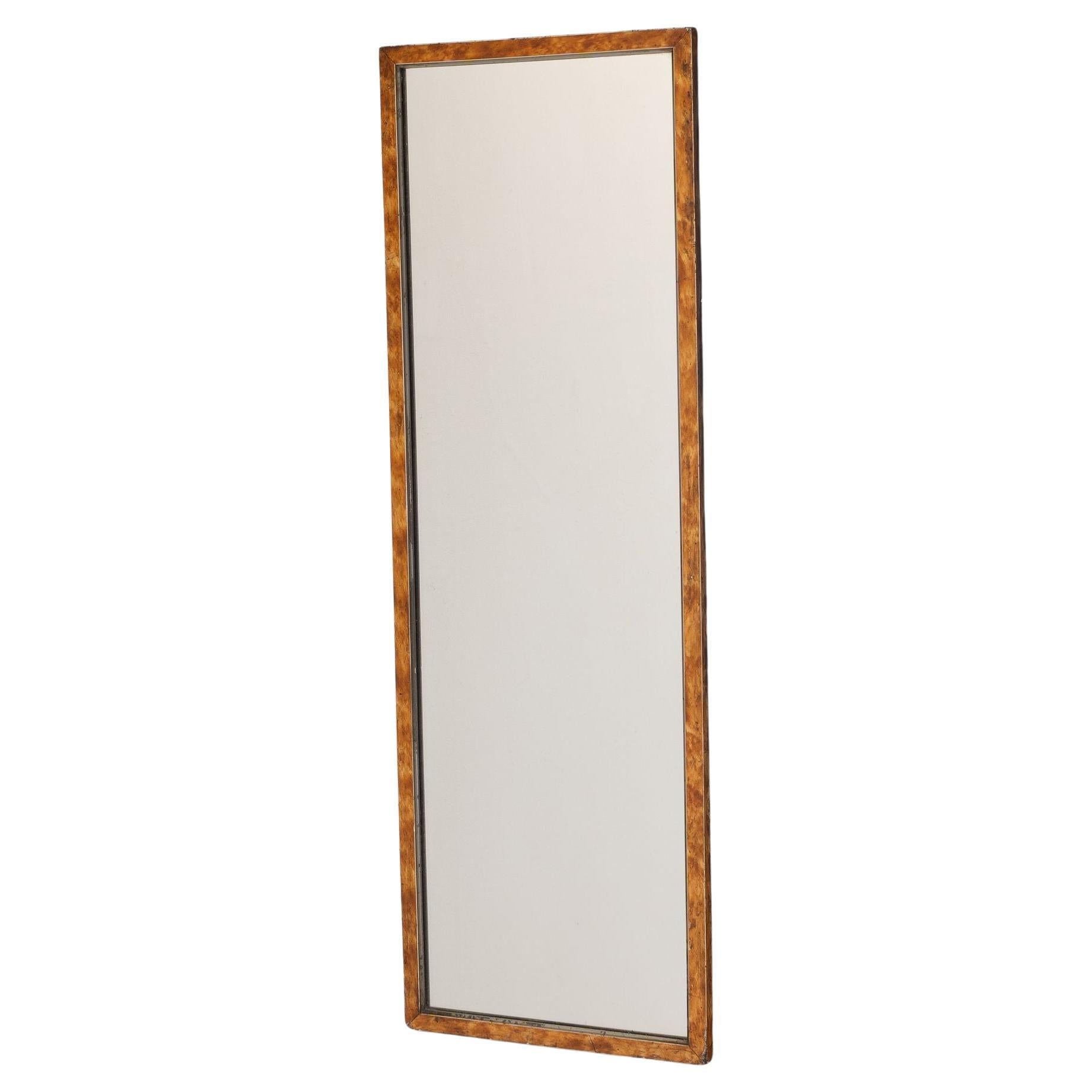 Miroir rectangulaire édouardien en vente