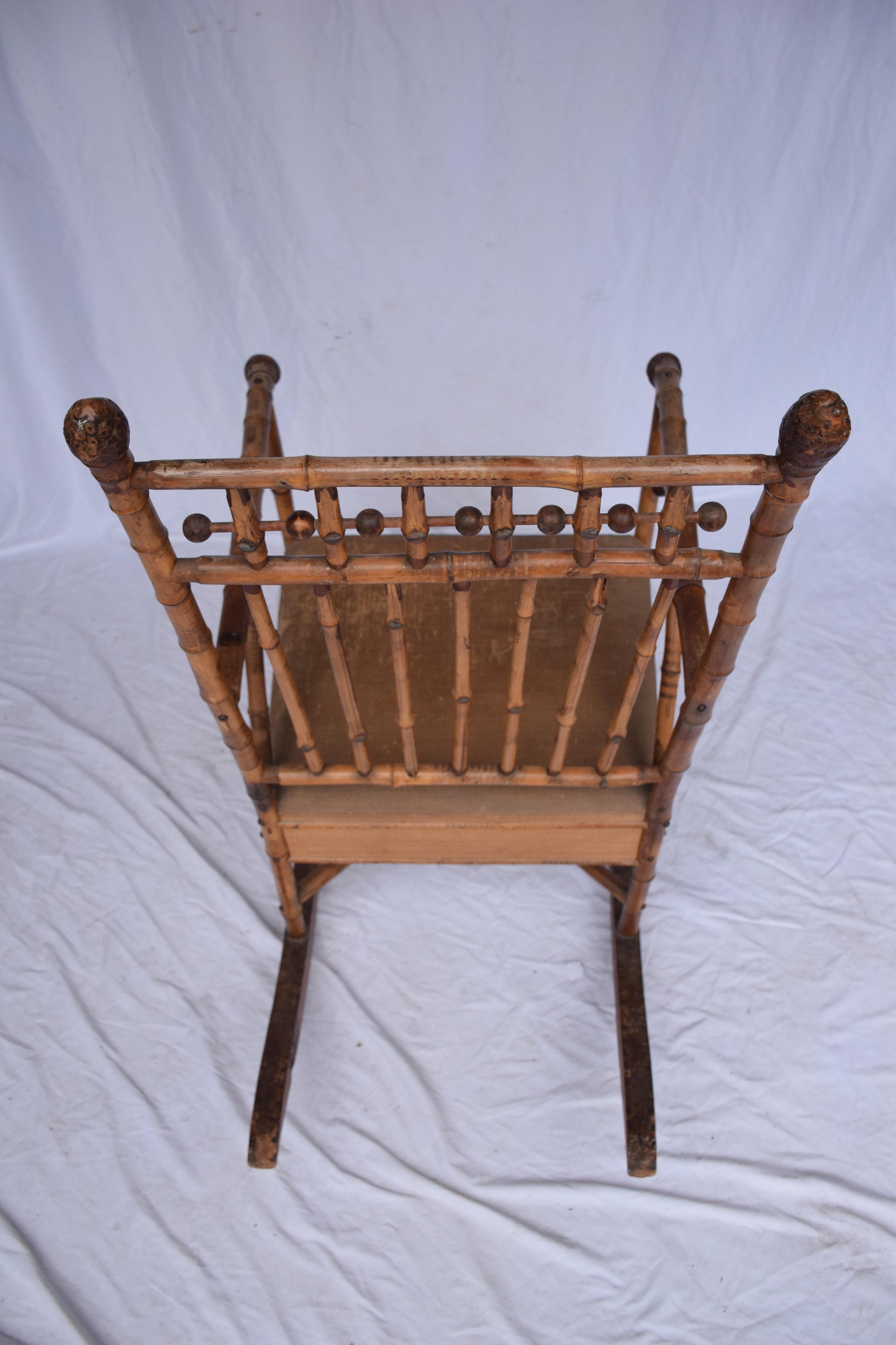 Edwardianischer Schaukelstuhl im Angebot 2