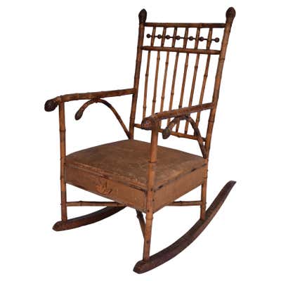 Broached East Chinese Man’s File Rocking Chair For Sale at 1stDibs ...