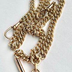 Edwardian Rolled Gold Albert Kette
