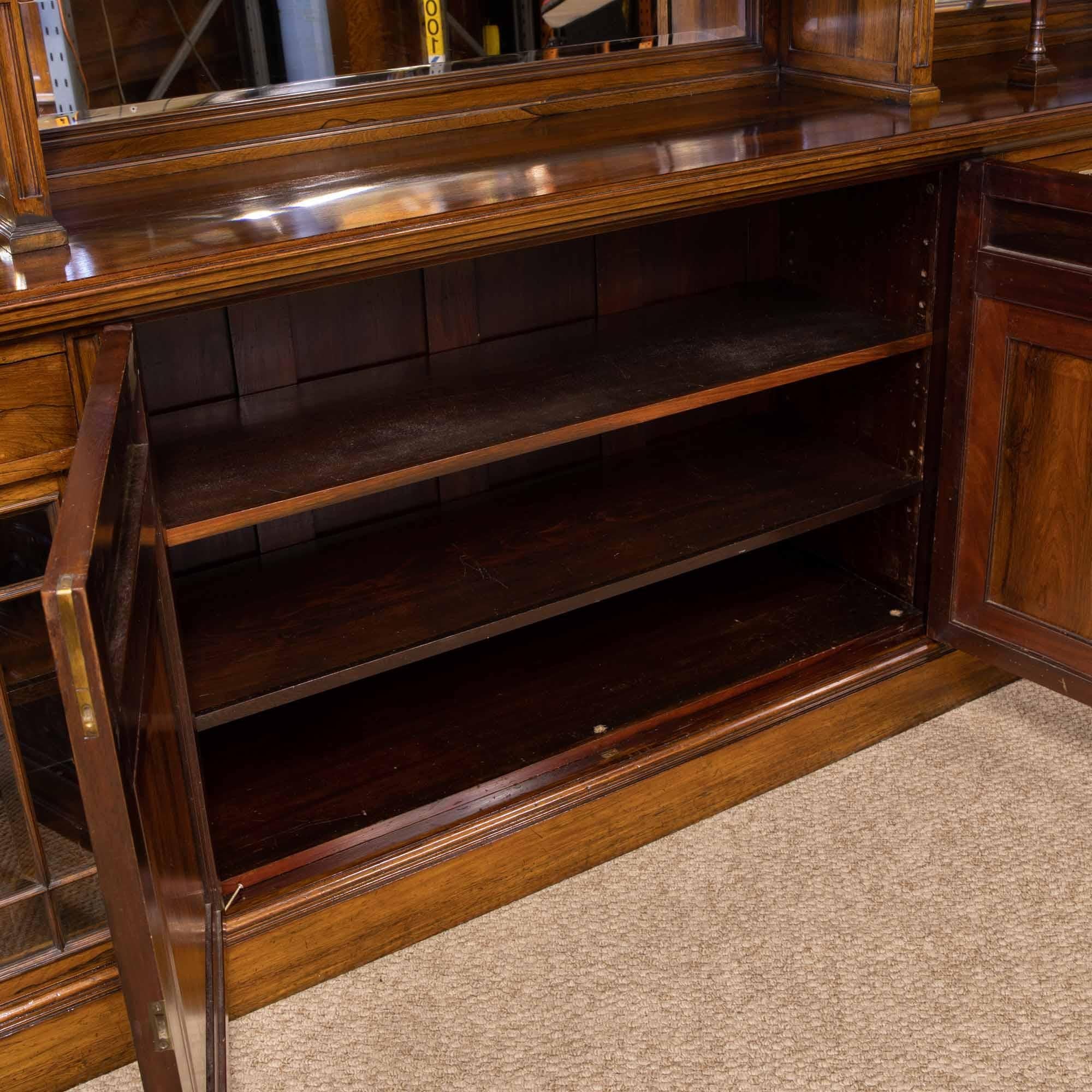 Edwardian Rosewood Bookcase from Harrods Manchester 13