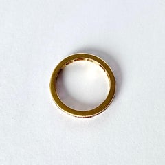 Edwardian Ruby and 18 Carat Gold Full Eternity Band