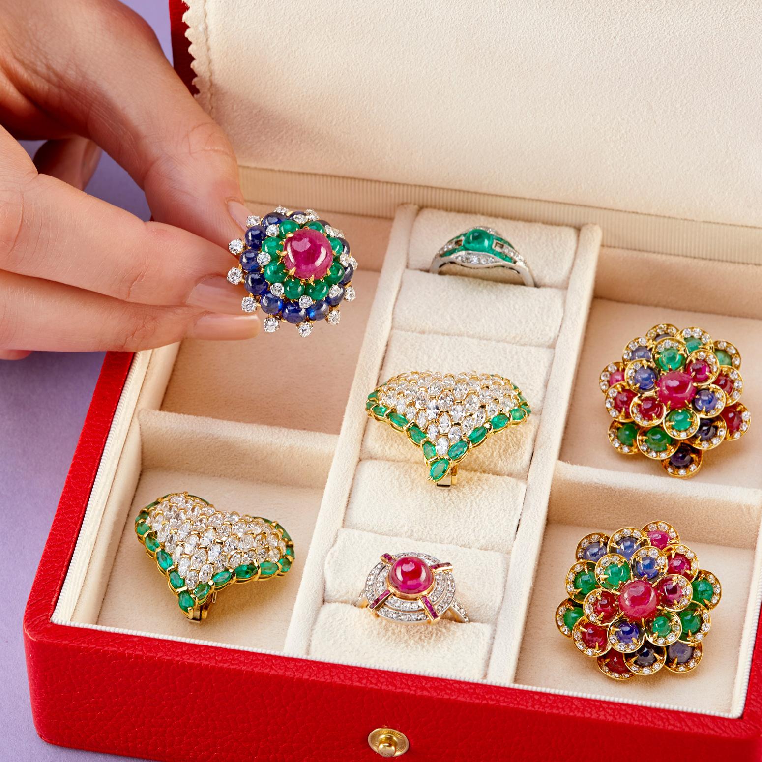 Anello edoardiano con rubino e diamanti In condizioni buone in vendita a Weston, MA