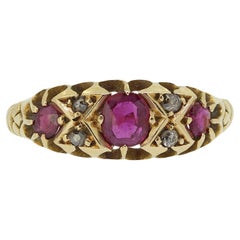 Edwardian Ruby and Diamond Ring