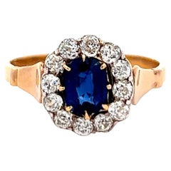 Georgian Dutch Revival Rose Cut Diamond Gold Cluster Ring For Sale at ...