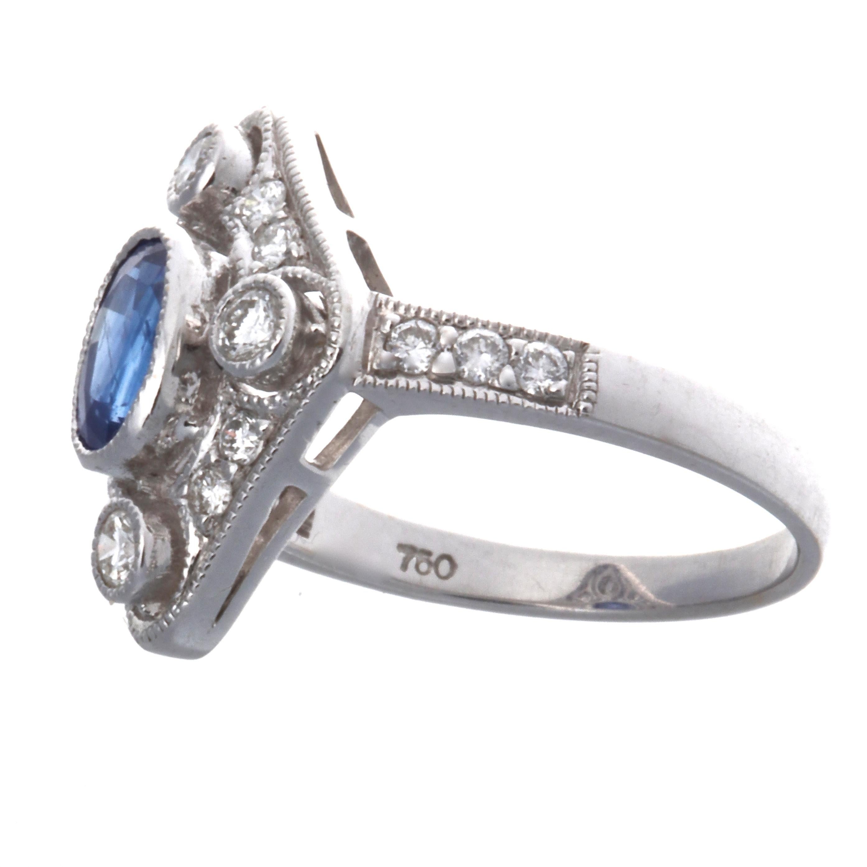 Nothing brightens your day more than the thought of wearing a ring from the era of Kings and Queens. This particular ring is from the Edwardian period, the gentle and feminine lines are perfect to complement any outfit adding  some color to it.